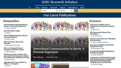 StMU Research Scholars Project